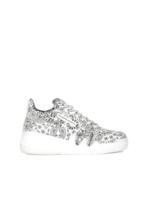 Talon paisley-print sneakers