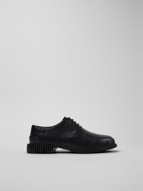 CAMPER Pix Black Leather Shoes for Women.