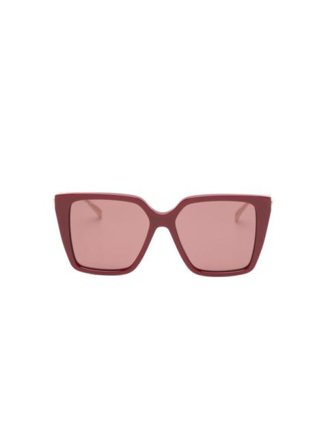 GUCCI geometric-frame sunglasses