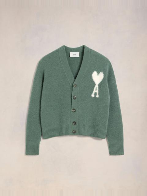 AMI Paris OFF-WHITE AMI DE COEUR CARDIGAN