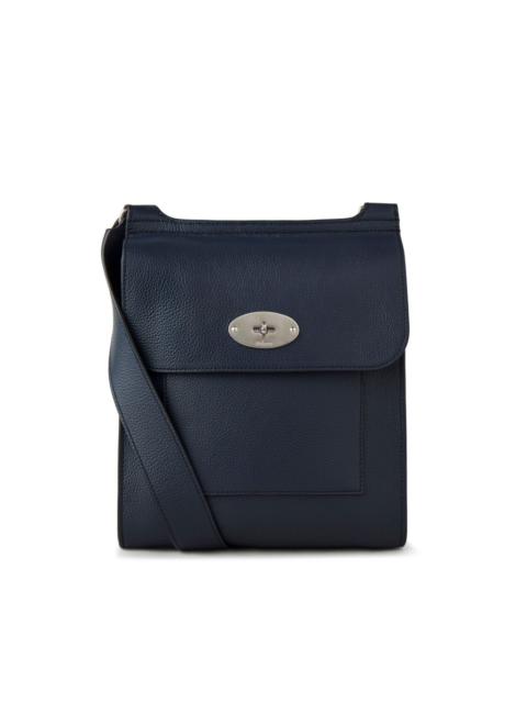 Mulberry East West Antony Small Full-Grain Leather Messenger