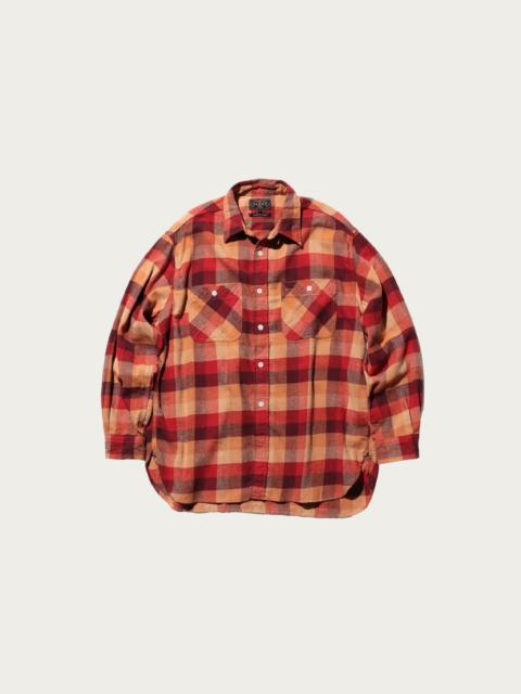 BEAMS PLUS WORK Indian Flannel Plaid - Red