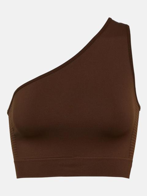 Athena one-shoulder cropped top