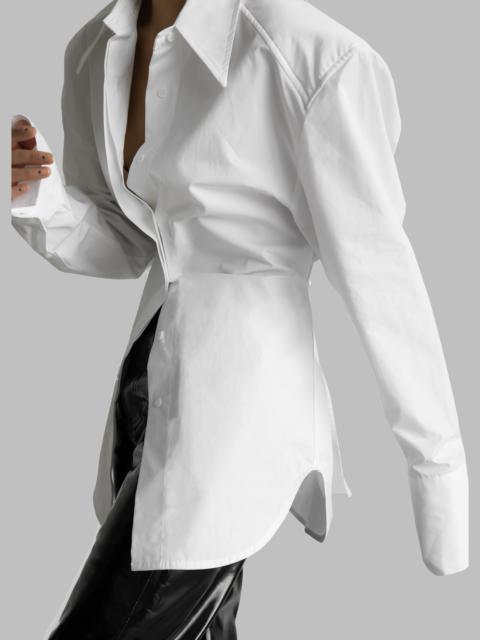 The Frankie Shop Bec Padded Shirt - White