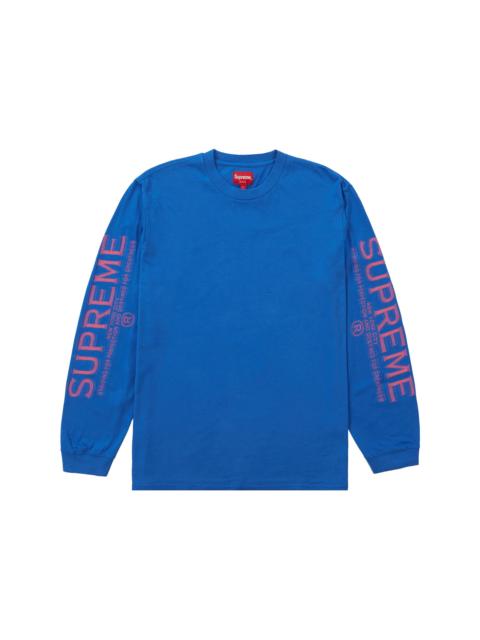 Supreme Intarsia Sleeve L/S Top Blue