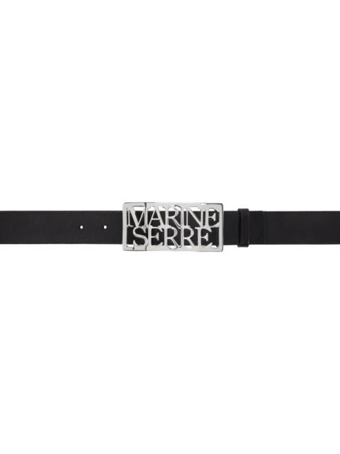 Marine Serre Black Logo Belt