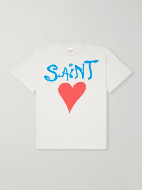 SAINT M×××××× Logo-Print Cotton-Jersey T-Shirt