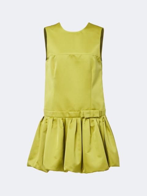Plan C Bow-detail satin minidress