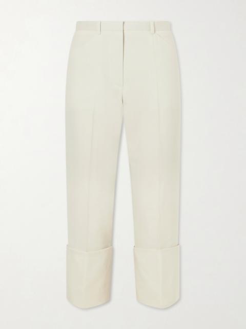 Calvin Klein Collection Ramie-blend Twill Straight-leg Pants
