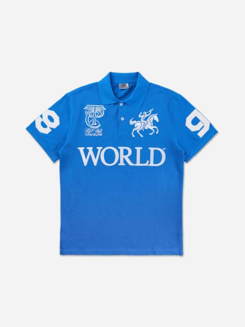 umbro TranceParty “World” SS Polo Blue