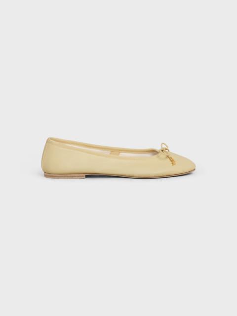 CELINE Les Ballerines Celine Ballerina with Laces in Lambskin