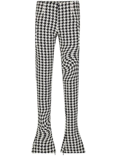 Off-White psychedelic houndstooth-print trousers