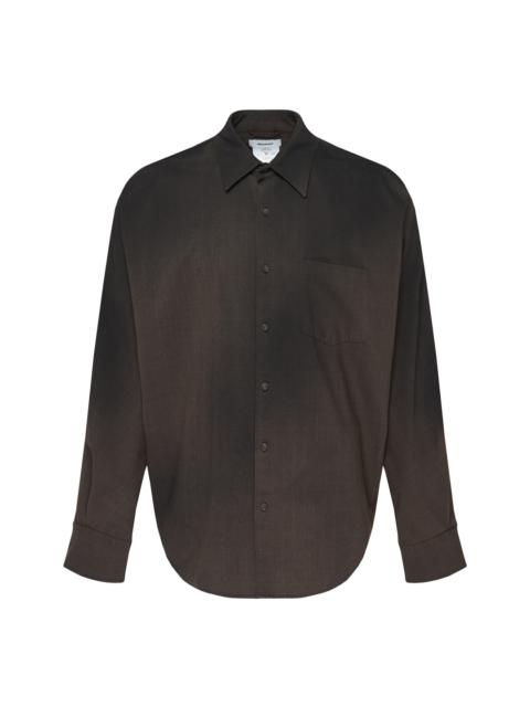 doublet Smog Air Stained Long Sleeve Shirt
