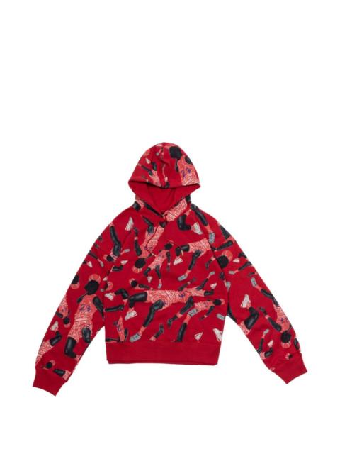 Jordan x Parker Duncan artist series printed hoodie