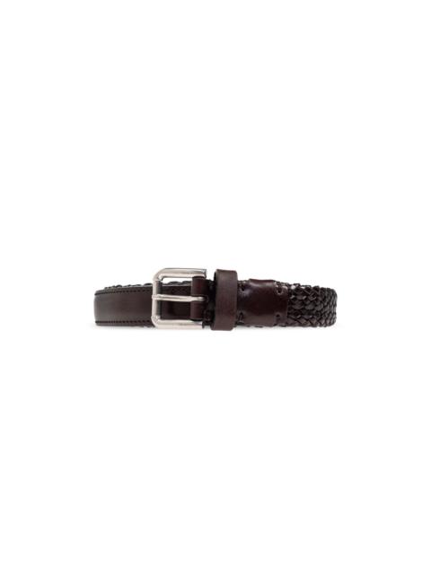 Dolce & Gabbana DOLCE & GABBANA Brown Leather Belt New & Authentic (Men's si