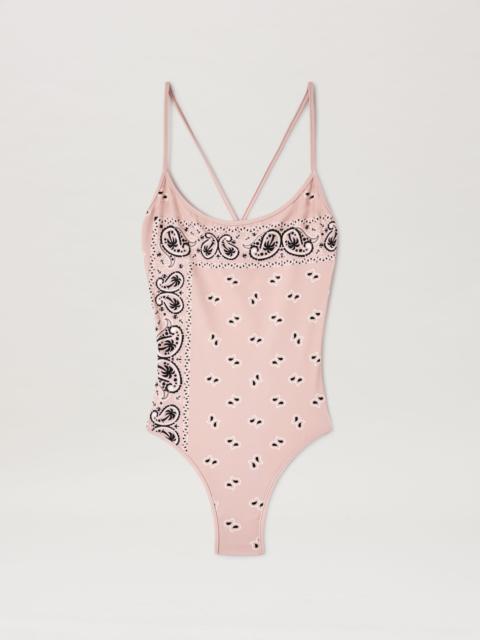 Palm Angels Paisley Criss-Cross Swimsuit