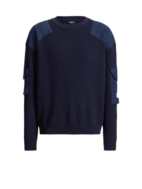 Balmain Wool Balmain Vintage Utility jumper