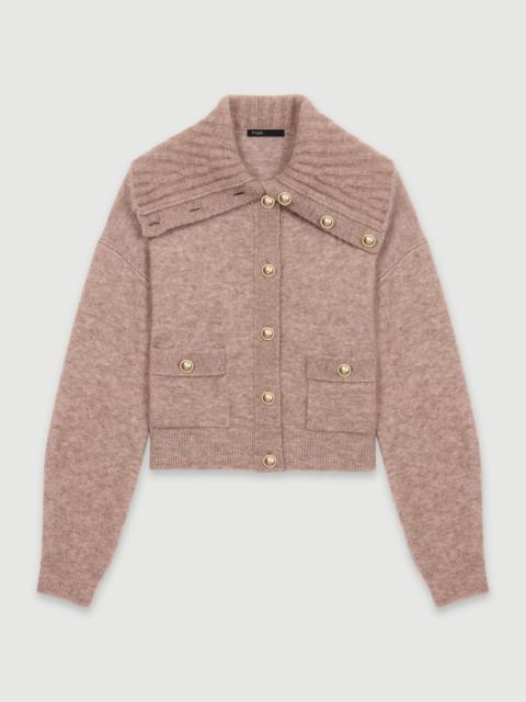 maje Wool-blend cardigan