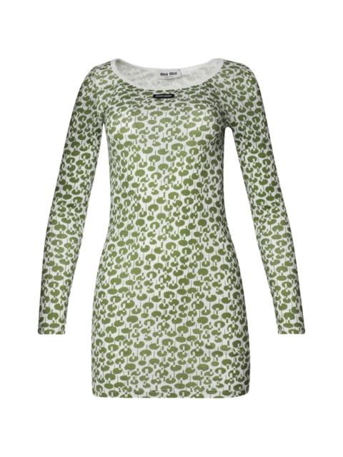 Miu Miu costina flowers dress