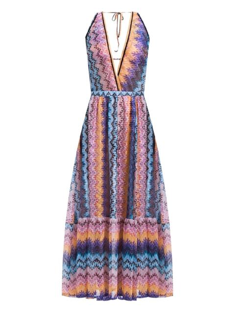 Missoni zigzag-pattern maxi dress