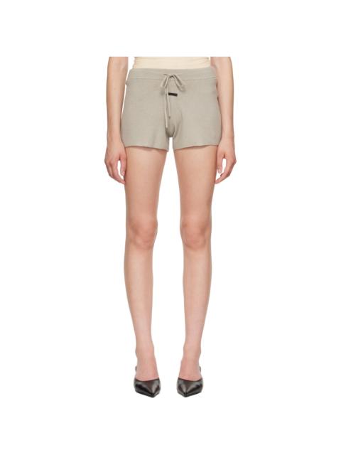 ESSENTIALS Gray Running Shorts