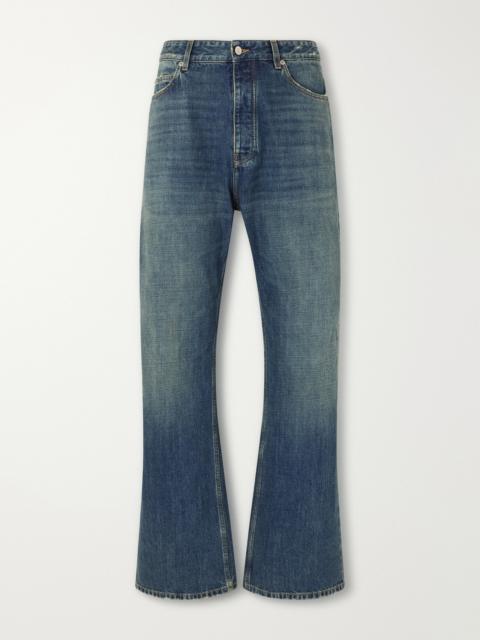 BALENCIAGA Straight-Leg Distressed Jeans