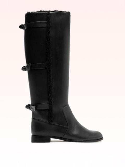 ALEXANDRE BIRMAN LOLITA TALL BOOT FLAT BLACK