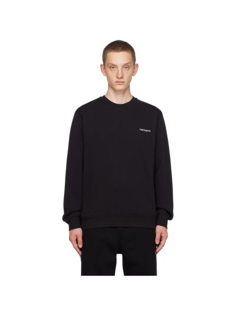 Carhartt WIP Black Script Sweatshirt