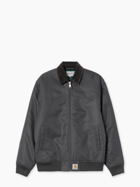 Carhartt SANTA FE ALUMNI JACKET GRAPHITE/DARK FIR