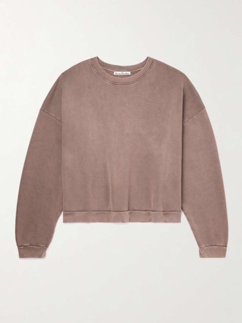 Garment-Dyed Cotton-Jersey Sweatshirt