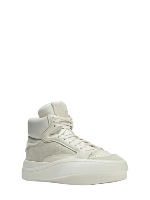 Y-3 Centennial High Top Sneaker in Supplier Colour/white/Cream