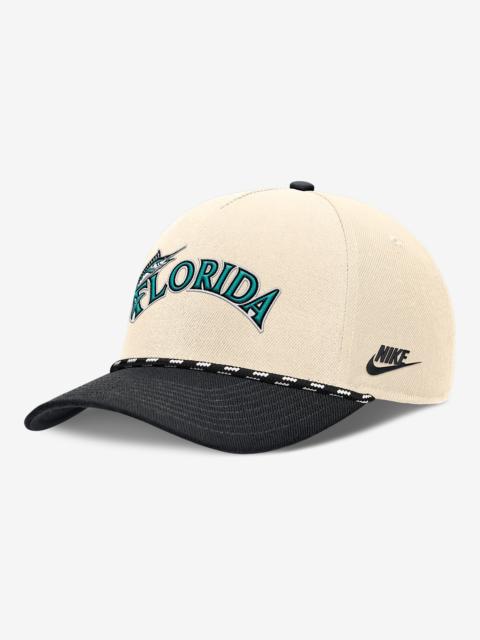 Nike Florida Marlins Rise Men's Nike MLB Adjustable Hat