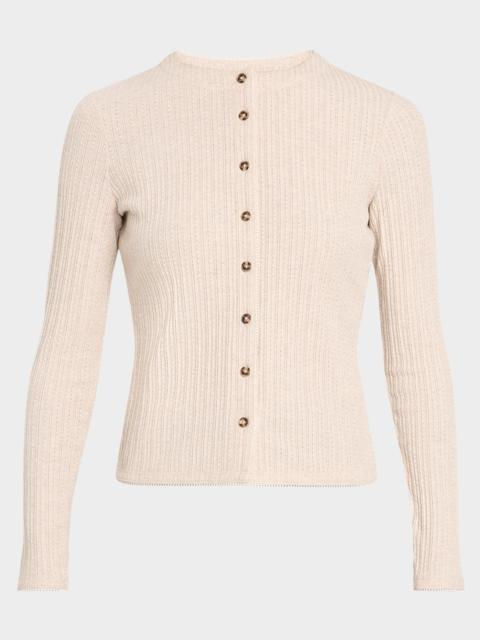 VERONICA BEARD Lira Crewneck Cardigan