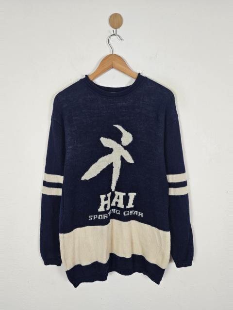 Other brands Hai Sporting Gear × Issey Miyake × Japanese Brand - Vintage Hai Sporting Gear Wool sweatshirt