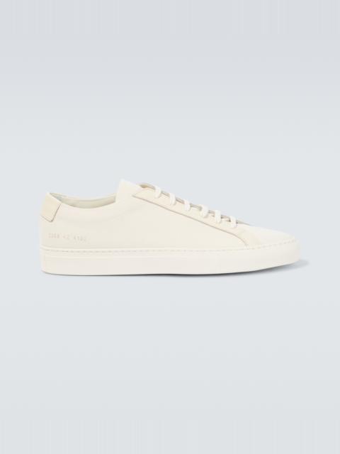 Achilles leather and canvas sneakers