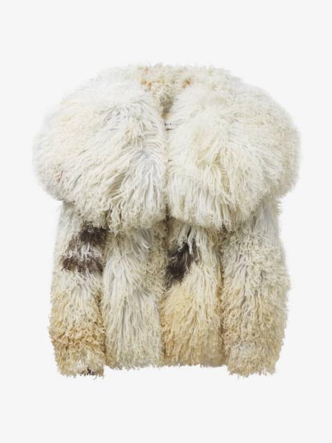 Alexander McQueen Exploded Shearling Coat