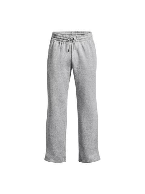 Under Armour Under Armour UA Icon Fleece Pants Asia Sizing 'Mod Gray Full Heather White' 1384034-011