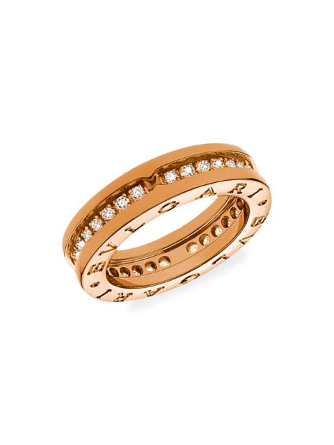 BVLGARI Women's B. zero1 18K Rose Gold & Diamond Ring - Gold