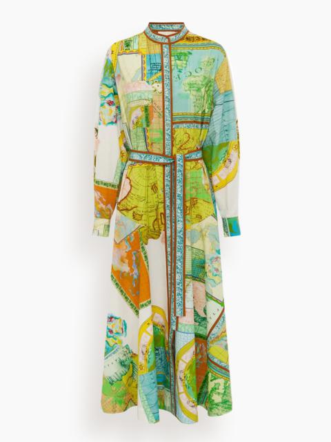 ALÉMAIS Atlas Shirtdress in Multi