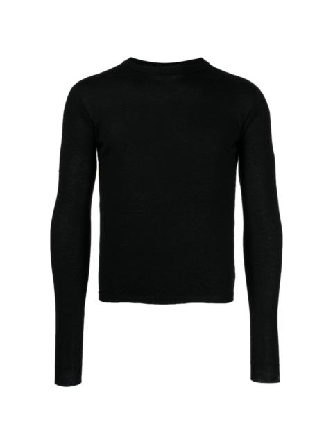 long-sleeve cashmere sweater