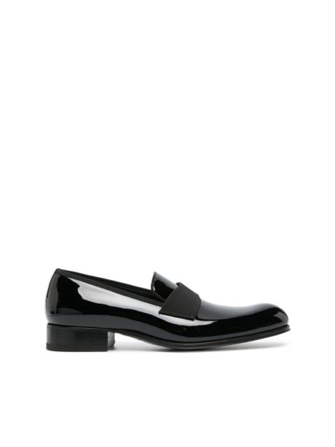 TOM FORD patent-finish leather loafers