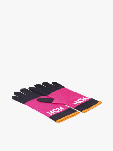 MCM MCMFormative Logo Wool Gloves