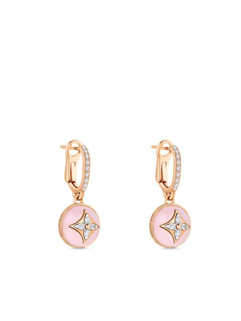 Shop Louis Vuitton Color blossom bb star ear stud, pink gold and