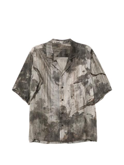 Ziggy Chen printed silk shirt