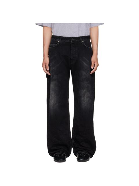 BALENCIAGA Black Relaxed Fit Jeans
