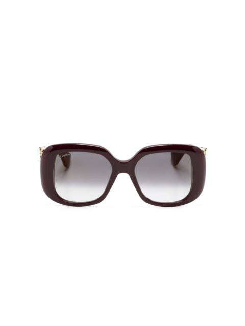 PanthÃ¨re square-frame sunglasses