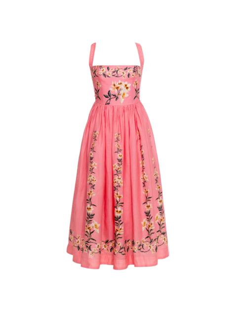 Agua by Agua Bendita Mielero Promesa Midi Dress