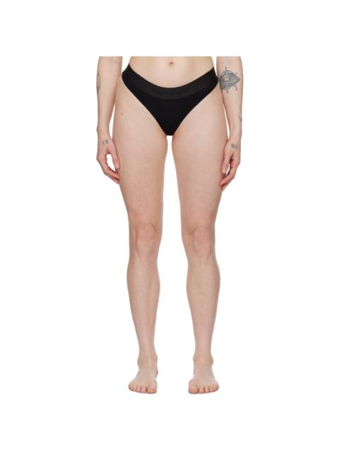 Palm Angels Black Classic Thong