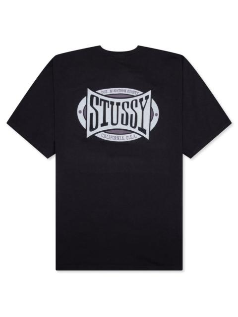 CHAMPION OVAL PIGMENT DYED TEE - FADED BLACK