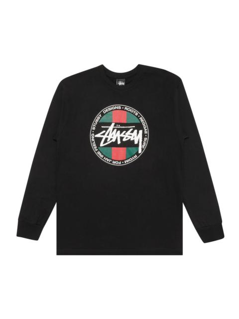 Stussy SS Stripe Dot Long-Sleeve 'Black'